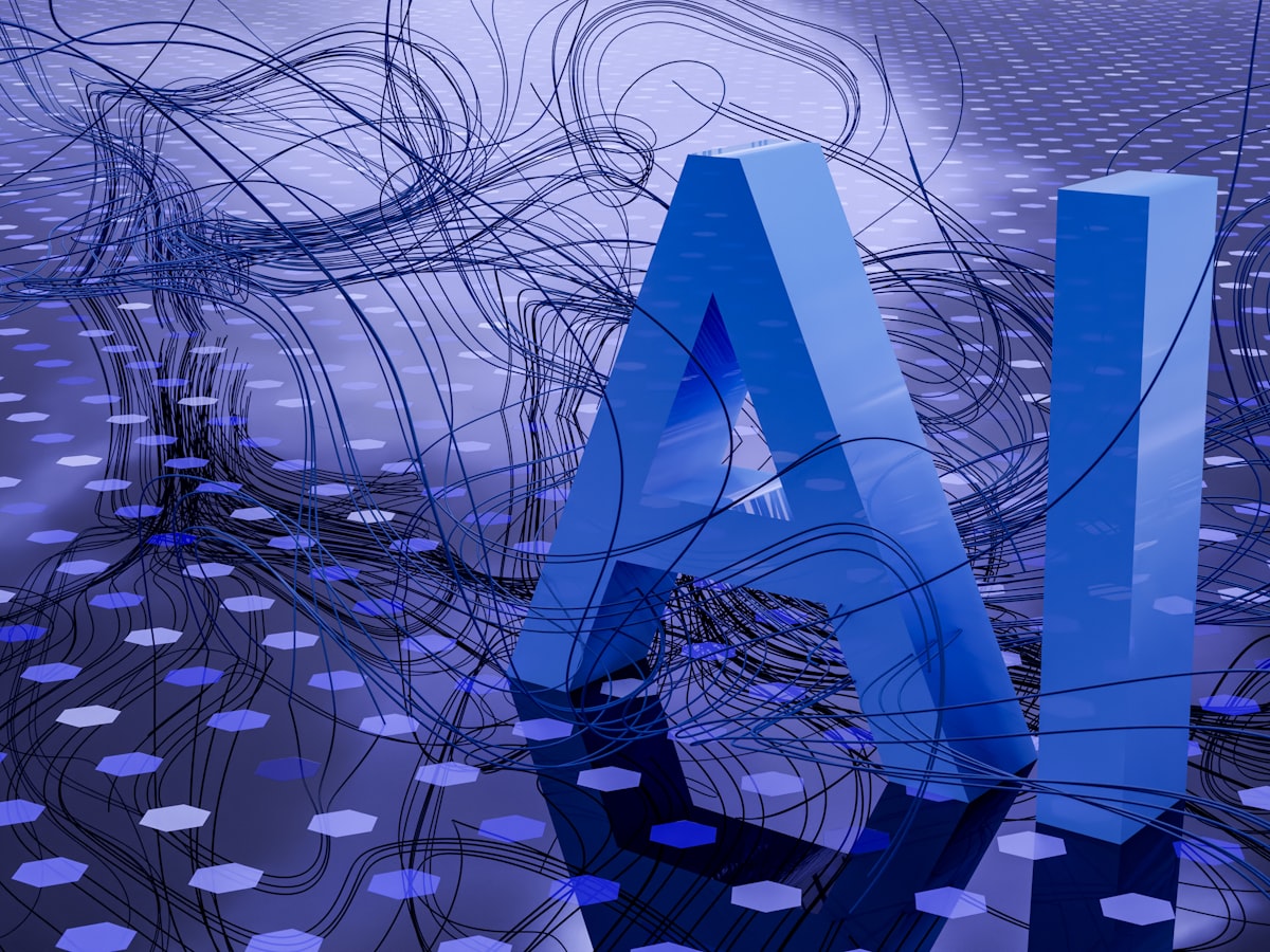 Abstract AI data visualisation